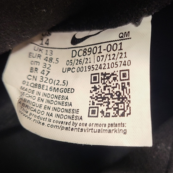 Nike SB Blazer Mid Court casual streetwear sneakers size 14 - Picture 8 of 9